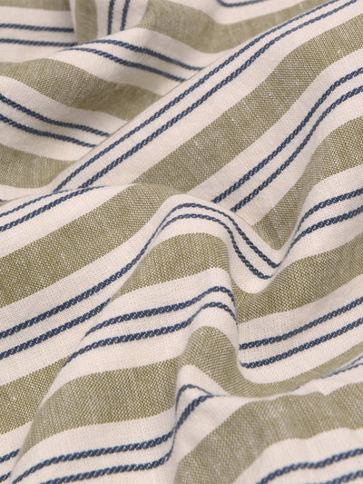 Thyme Somerley Stripe Linen Blend Duvet Cover