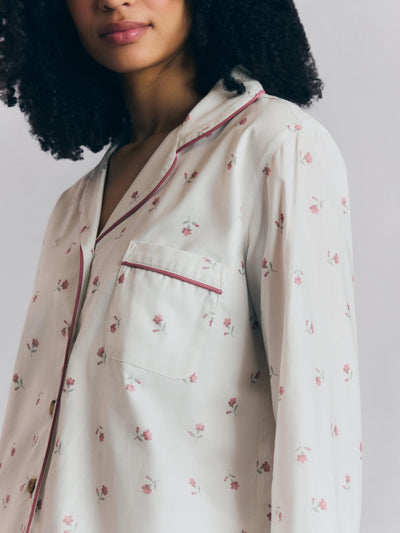 Pearl Posy Bud Cotton Trouser Set