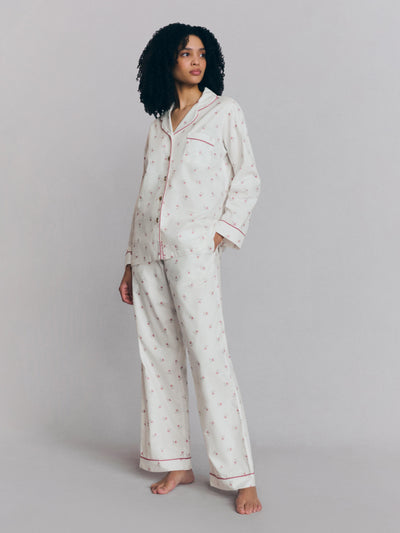 Pearl Posy Bud Cotton Trouser Set