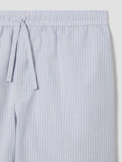 Sky Blue Stripe Cotton Trousers