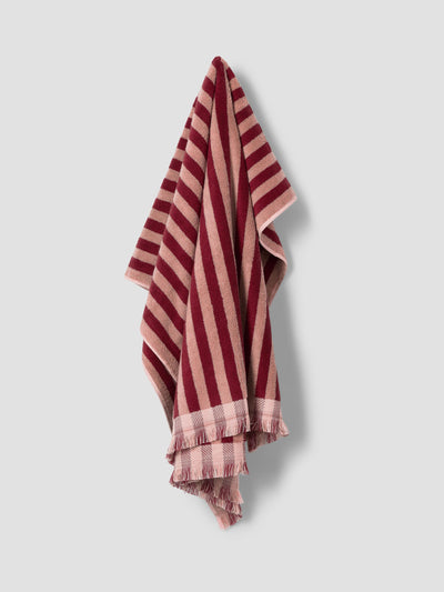 Rhubarb & Rose Pembroke Stripe Cotton Towels