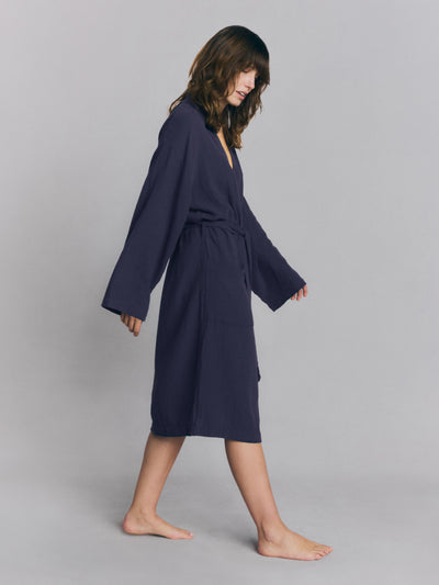 Atlantic Cotton Gauze Robe - alternate image