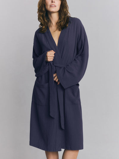 Atlantic Cotton Gauze Robe