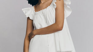 White Embroidered Cami Set