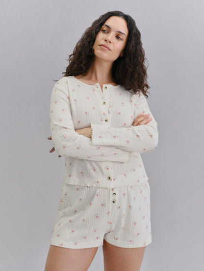 Posy Bud Pointelle Shorts