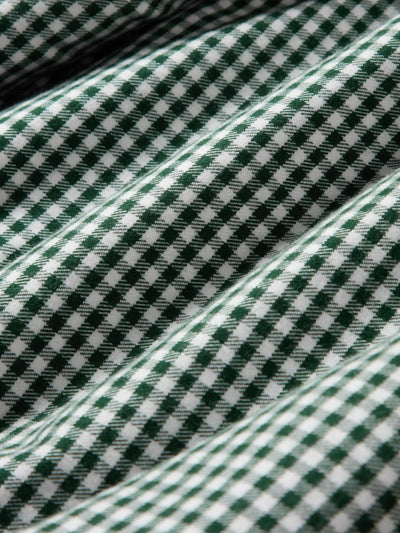 Pine Green Gingham Brushed Cotton Pillowcases (Pair) - alternate image