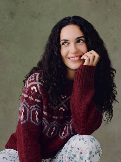 Rhubarb Yoke Fair Isle Jumper