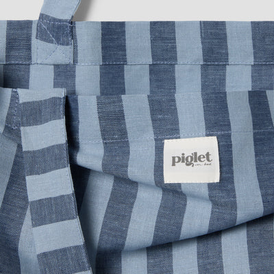 Dusty Blue Pembroke Linen Blend Tote Bag