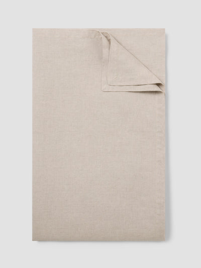 Oatmeal Linen Blend Tablecloth - alternate image