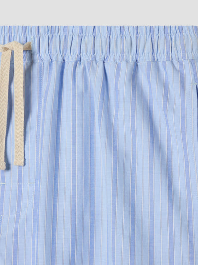 Men’s Pale Blue Favourite Shirt Stripe Cotton Trousers - alternate image