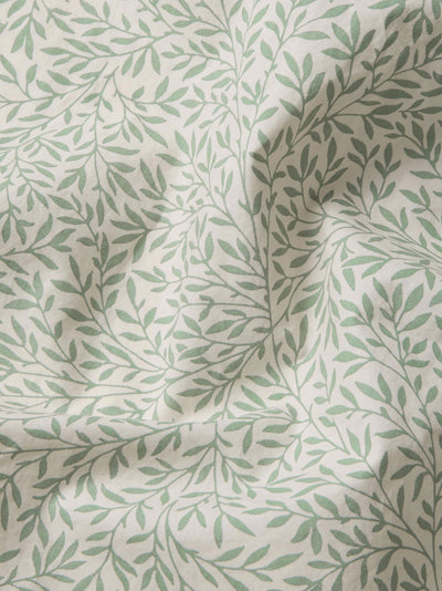 Mellow Green Standen Cotton Fitted Sheet