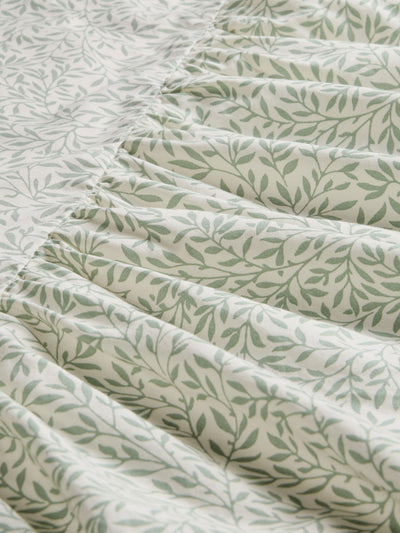 Mellow Green Standen Cotton Valance