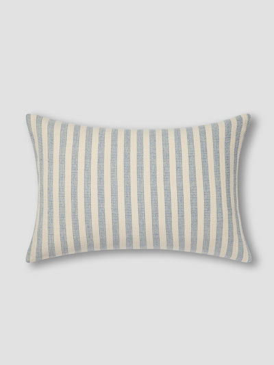 Coastal Blue Pembroke Stripe Wool Cushion Cover