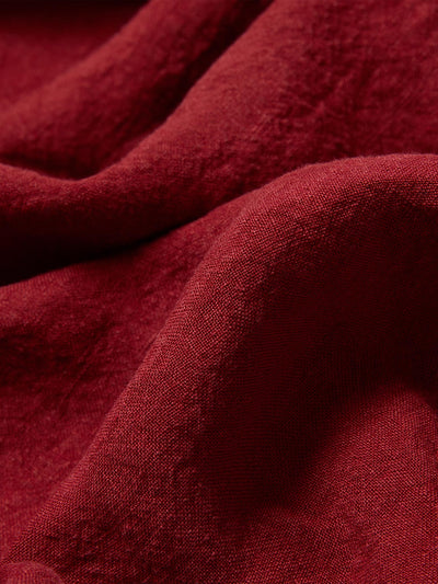 Rhubarb 100% Linen Fitted Sheet