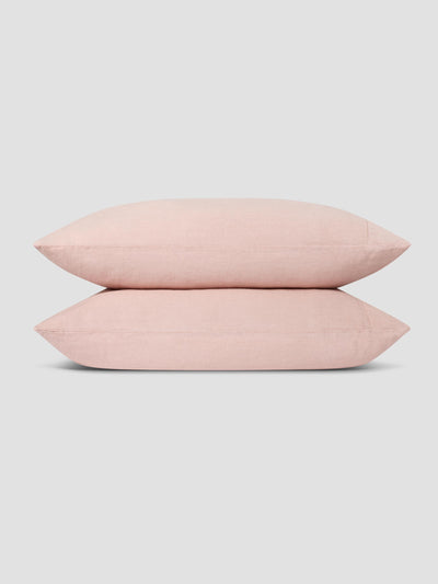 Rose 100% Linen Pillowcases (Pair) - alternate image
