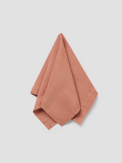 Warm Clay Linen Blend Napkins Set of 4 - alternate image