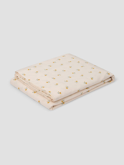 Honey Posy Bud Linen Blend Flat Sheet - alternate image