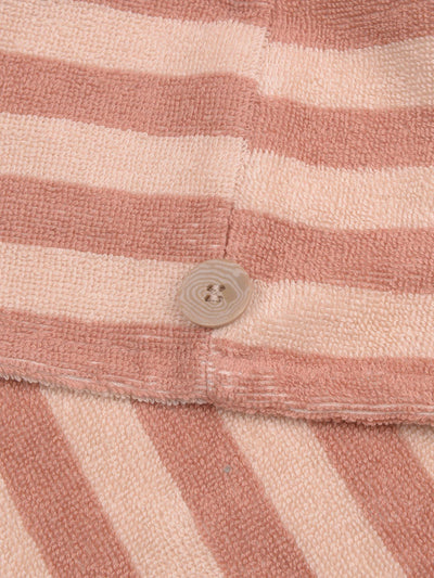 Sand Shell Pembroke Stripe Cotton Hair Wrap - alternate image