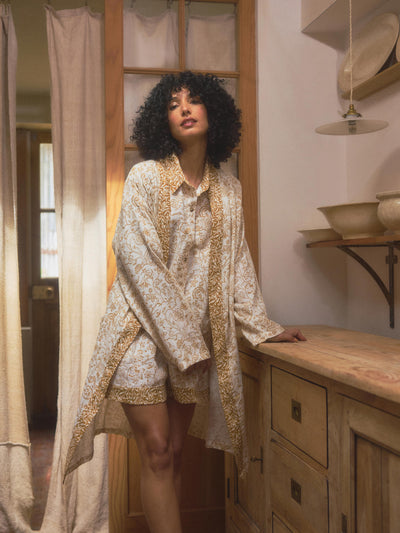 Ernest White Middlemore Linen Robe - alternate image