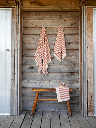 Sand Shell Pembroke Stripe Towel Small Bundle