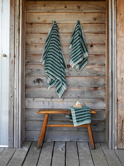 Pine Green Pembroke Stripe Towel Small Bundle