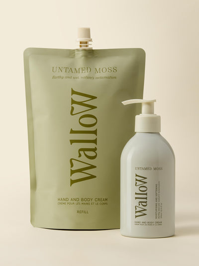 Wallow Untamed Moss Hand & Body Cream Refill