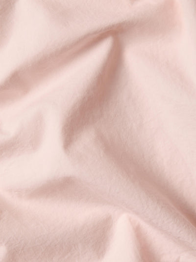 Poetic Pink Washed Cotton Percale Fitted Sheet